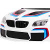 BMW M6 GT3 Auto na akumulator dla dzieci Biały + Nawiew powietrza + Dźwięki MP3 Światła + Pilot
