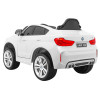 BMW X6M Elektryczne Autko dla dzieci Biały + Pilot + EVA + Wolny Start + Panel audio + LED
