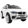BMW X6M Elektryczne Autko dla dzieci Biały + Pilot + EVA + Wolny Start + Panel audio + LED