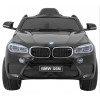 BMW X6M Elektryczne Autko dla dzieci Czarny + Pilot + EVA + Wolny Start + Panel audio + LED