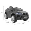 BMW X6M Elektryczne Autko dla dzieci Lakier Czarny + Pilot + EVA + Wolny Start + Audio + LED