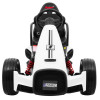 Gokart na akumulator Bolid XR-1 dla dzieci Biały + Regulowana kierownica + Profilowane siedzenie