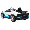 Bugatti Divo Autko na akumulator dla dzieci Biały + Pilot + EVA + Wolny Start + LED MP3