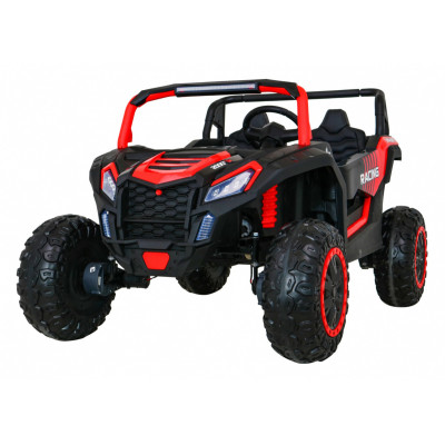 Buggy ATV Racing dla 2 dzieci Czerwony + Napęd 4x4 + Pilot + Wolny Start + MP3 LED