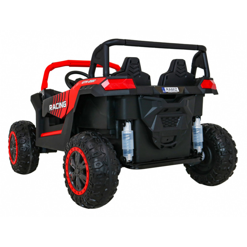 Buggy ATV Racing dla 2 dzieci Czerwony + Napęd 4x4 + Pilot + Wolny Start + MP3 LED