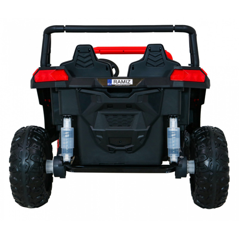 Buggy ATV Racing dla 2 dzieci Czerwony + Napęd 4x4 + Pilot + Wolny Start + MP3 LED