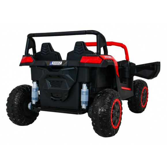 Buggy ATV Racing dla 2 dzieci Czerwony + Napęd 4x4 + Pilot + Wolny Start + MP3 LED