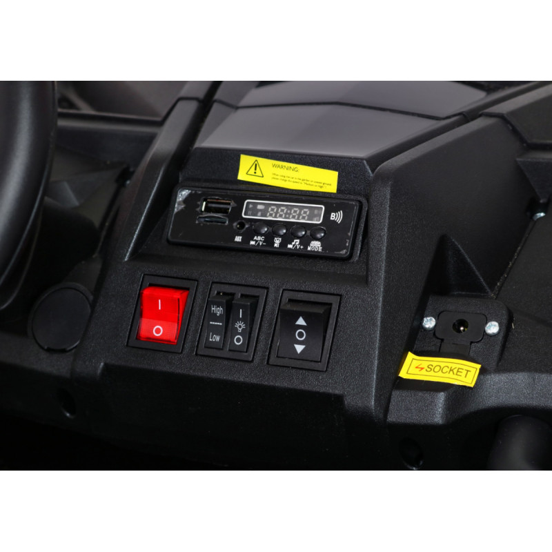 Buggy ATV Racing dla 2 dzieci Czerwony + Napęd 4x4 + Pilot + Wolny Start + MP3 LED