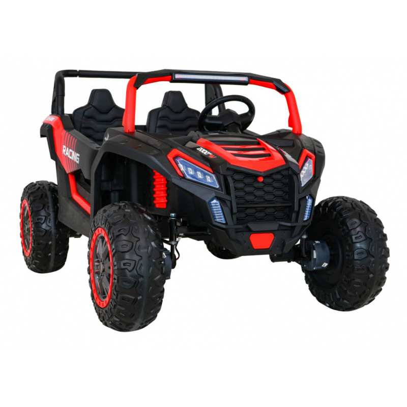 Buggy ATV Racing dla 2 dzieci Czerwony + Napęd 4x4 + Pilot + Wolny Start + MP3 LED