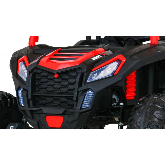 Buggy ATV Racing dla 2 dzieci Czerwony + Napęd 4x4 + Pilot + Wolny Start + MP3 LED