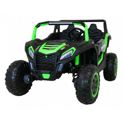 Buggy ATV Racing dla 2 dzieci Zielony + Napęd 4x4 + Pilot + Wolny Start + MP3 LED
