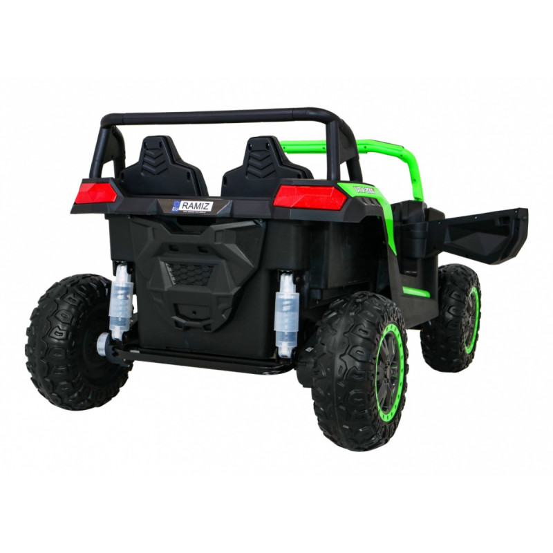 Buggy ATV Racing dla 2 dzieci Zielony + Napęd 4x4 + Pilot + Wolny Start + MP3 LED
