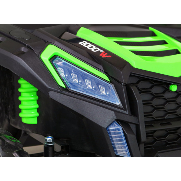 Buggy ATV Racing dla 2 dzieci Zielony + Napęd 4x4 + Pilot + Wolny Start + MP3 LED