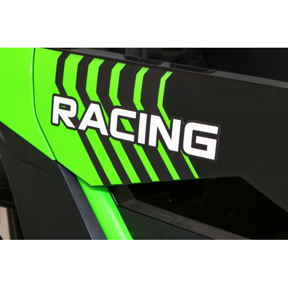 Buggy ATV Racing dla 2 dzieci Zielony + Napęd 4x4 + Pilot + Wolny Start + MP3 LED