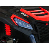Buggy ATV Strong Racing dla 2 dzieci Czerwony + Silnik bezszczotkowy + Pompowane koła + Audio LED