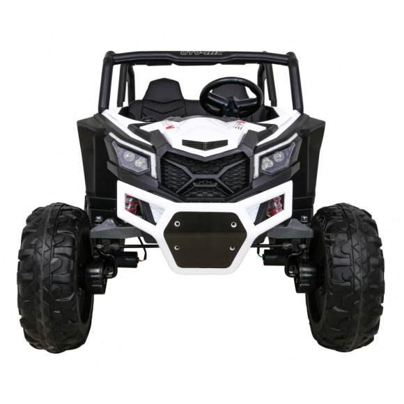 Buggy UTV-MX na akumulator dla dzieci Biały + Napęd 4x4 + Pilot + Audio LED + Schowek + EVA + Wolny Start