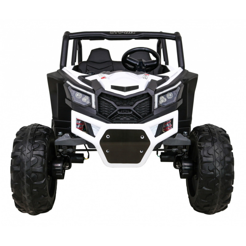 Buggy UTV-MX na akumulator dla dzieci Biały + Napęd 4x4 + Pilot + Audio LED + Schowek + EVA + Wolny Start