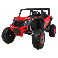 Buggy UTV-MX na akumulator dla dzieci Czerwony + Napęd 4x4 + Pilot + Audio LED + Schowek + EVA + Wolny Start