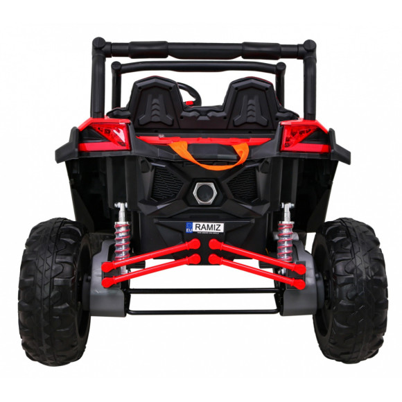 Buggy UTV-MX na akumulator dla dzieci Czerwony + Napęd 4x4 + Pilot + Audio LED + Schowek + EVA + Wolny Start Buggy UTV-MX na akumulator dla dzieci Czerwony + Napęd 4x4 + Pilot + Audio LED + Schowek + EVA + Wolny Start