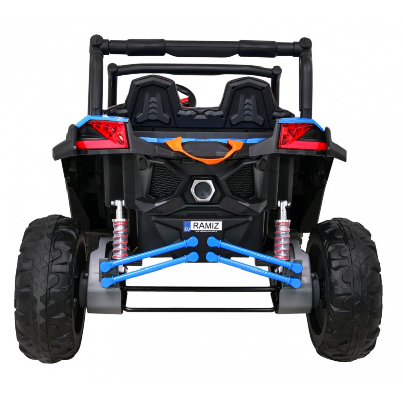 Buggy UTV-MX na akumulator dla dzieci Niebieski + Napęd 4x4 + Pilot + Audio LED + Schowek + EVA + Wolny Start