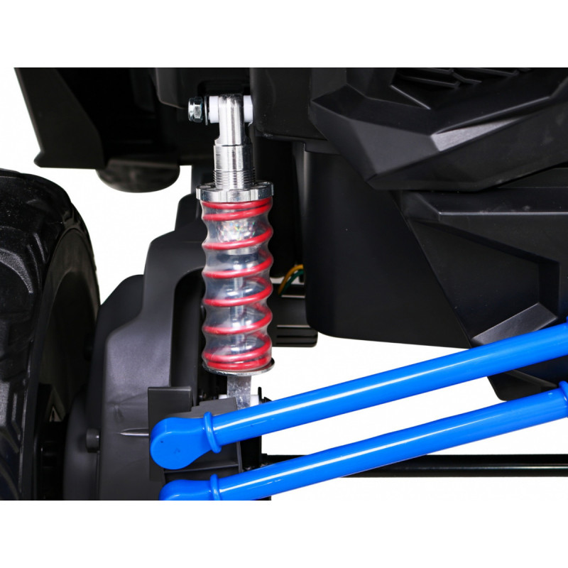 Buggy UTV-MX na akumulator dla dzieci Niebieski + Napęd 4x4 + Pilot + Audio LED + Schowek + EVA + Wolny Start