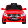 Autko City Rider dla dzieci Czerwony + Pilot + Regulacja kierownicy + Wolny Start + MP3 USB + LED