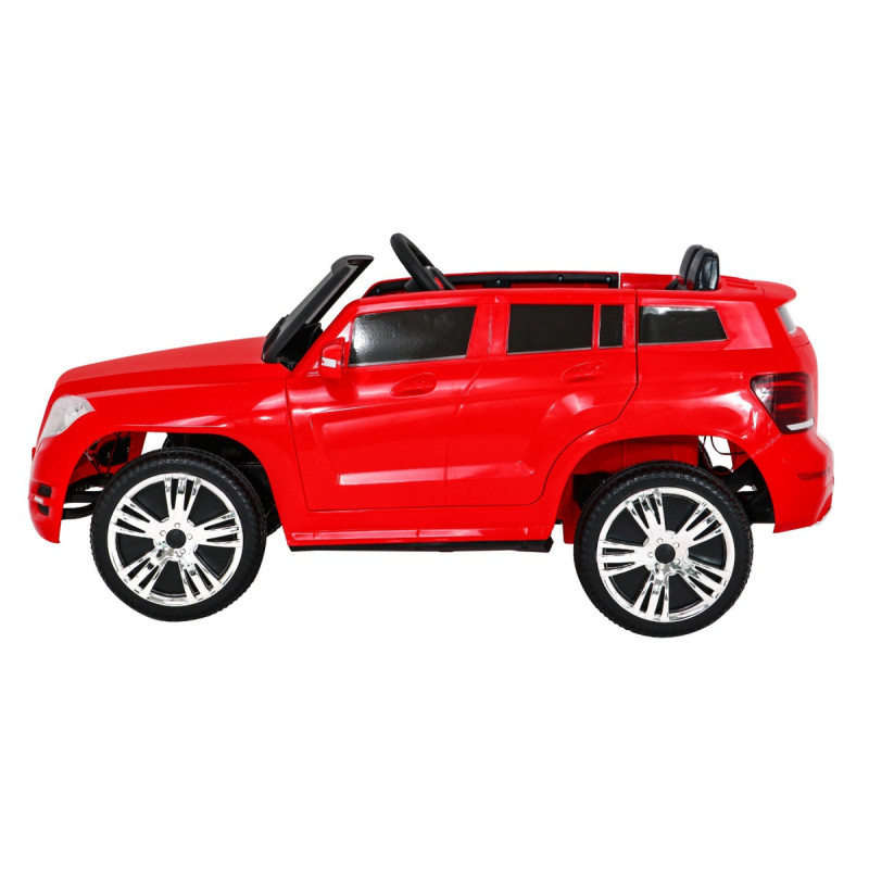 Autko City Rider dla dzieci Czerwony + Pilot + Regulacja kierownicy + Wolny Start + MP3 USB + LED