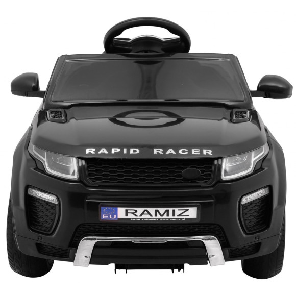 Autko Rapid Racer elektryczne dla dzieci Czarny + Pilot + Wolny Start + EVA + MP3 LED Autko Rapid Racer elektryczne dla dzieci Czarny + Pilot + Wolny Start + EVA + MP3 LED