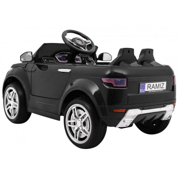 Autko Rapid Racer elektryczne dla dzieci Czarny + Pilot + Wolny Start + EVA + MP3 LED Autko Rapid Racer elektryczne dla dzieci Czarny + Pilot + Wolny Start + EVA + MP3 LED