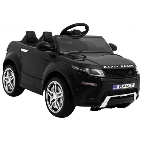 Autko Rapid Racer elektryczne dla dzieci Czarny + Pilot + Wolny Start + EVA + MP3 LED Autko Rapid Racer elektryczne dla dzieci Czarny + Pilot + Wolny Start + EVA + MP3 LED