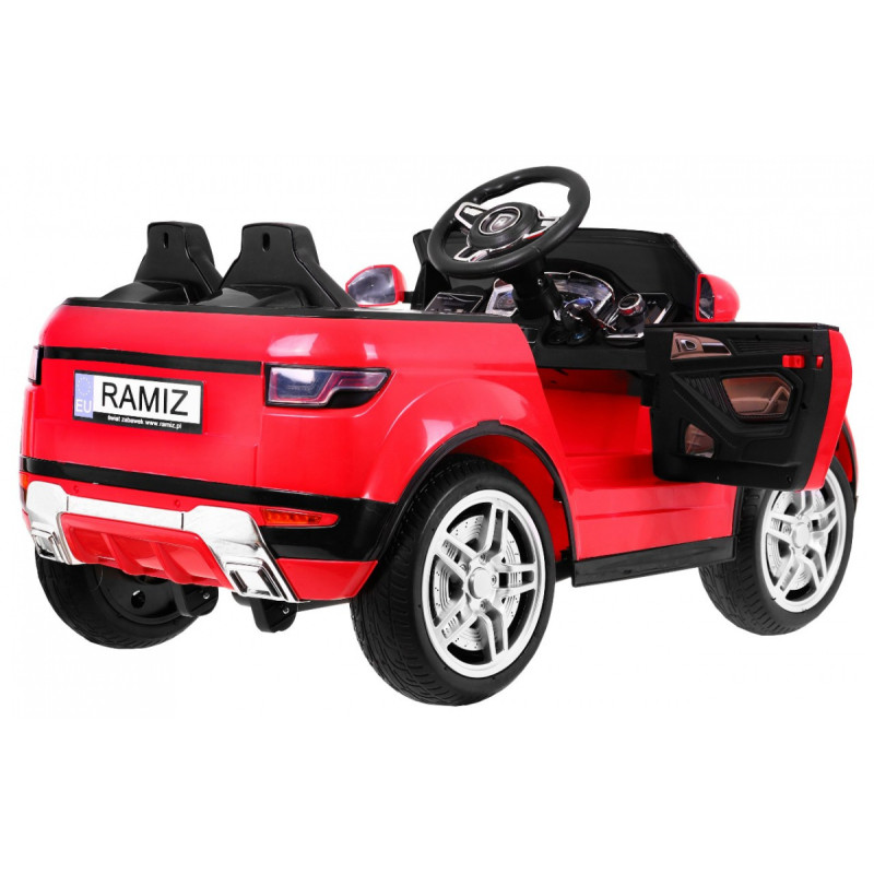 Autko Rapid Racer elektryczne dla dzieci Czerwony + Pilot + Wolny Start + EVA + MP3 LED