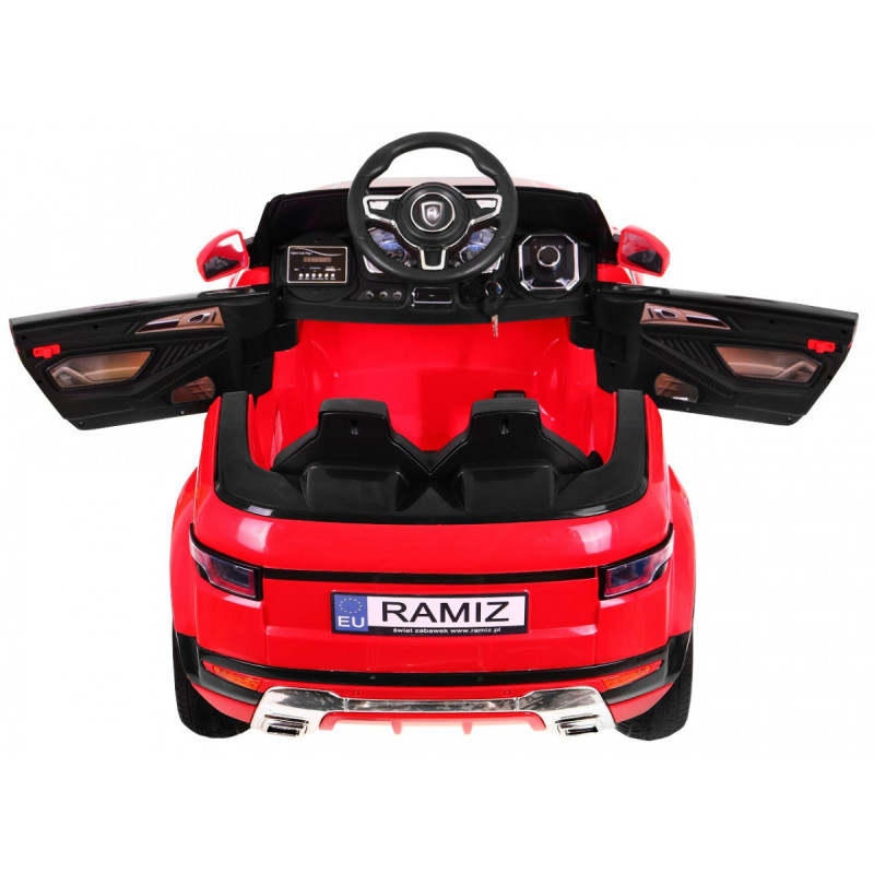 Autko Rapid Racer elektryczne dla dzieci Czerwony + Pilot + Wolny Start + EVA + MP3 LED