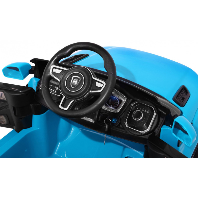 Autko Rapid Racer elektryczne dla dzieci Niebieski + Pilot + Wolny Start + EVA + MP3 LED