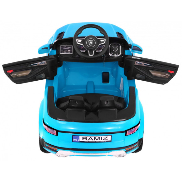 Autko Rapid Racer elektryczne dla dzieci Niebieski + Pilot + Wolny Start + EVA + MP3 LED