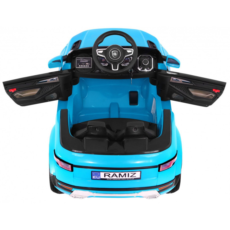 Autko Rapid Racer elektryczne dla dzieci Niebieski + Pilot + Wolny Start + EVA + MP3 LED