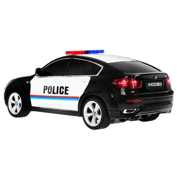 Radiowóz BMW x6 dla dzieci 8+ Zdalnie sterowana policja 1:24 Światła kogut Radiowóz BMW x6 dla dzieci 8+ Zdalnie sterowana policja 1:24 Światła kogut