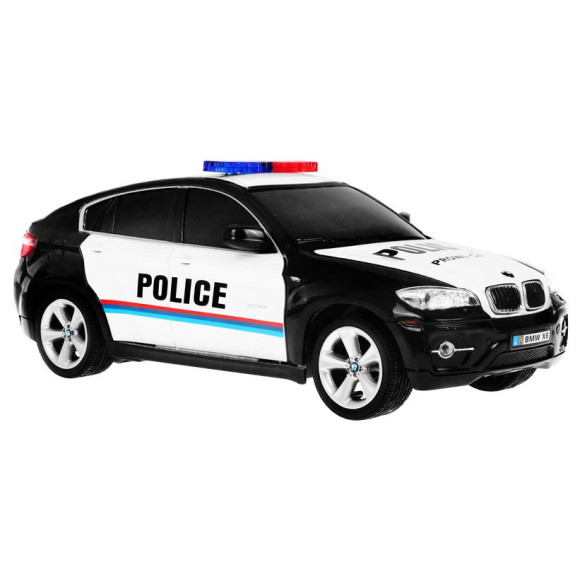 Radiowóz BMW x6 dla dzieci 8+ Zdalnie sterowana policja 1:24 Światła kogut Radiowóz BMW x6 dla dzieci 8+ Zdalnie sterowana policja 1:24 Światła kogut
