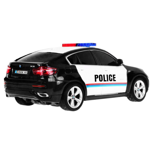 Radiowóz BMW x6 dla dzieci 8+ Zdalnie sterowana policja 1:24 Światła kogut Radiowóz BMW x6 dla dzieci 8+ Zdalnie sterowana policja 1:24 Światła kogut