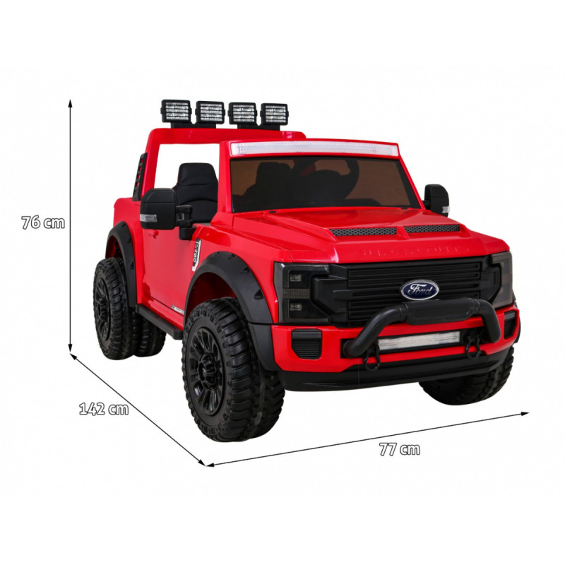 Pojazd Ford Super Duty Czerwony