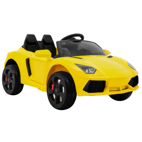 Autko Future na akumulator dla dzieci Żółty + Pilot + Wolny Start + MP3 USB + LED