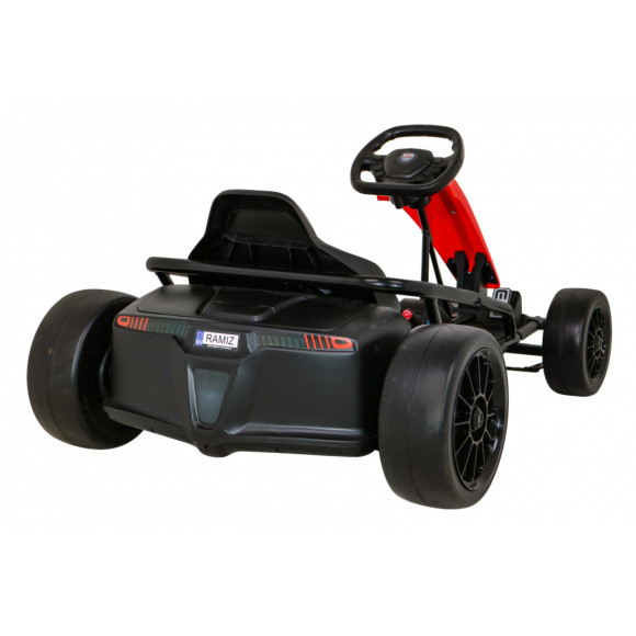 Gokart FX1 Drift Master na akumulator dla dzieci Czerwony + Funkcja Driftu + Koła EVA Gokart FX1 Drift Master na akumulator dla dzieci Czerwony + Funkcja Driftu + Koła EVA