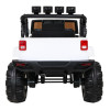 Auto na akumulator All Terrain dla dzieci Biały Terenówka typu jeep + Pilot + Światła Dźwięki