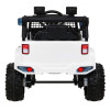 Autko Jeep Dark Night na akumulator dla dzieci Biały + Wolny Start + EVA + Audio LED