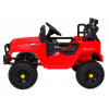 Autko Jeep Dark Night na akumulator dla dzieci Czerwony + Wolny Start + EVA + Audio LED