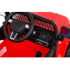 Autko Jeep Dark Night na akumulator dla dzieci Czerwony + Wolny Start + EVA + Audio LED