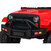 Autko Jeep Dark Night na akumulator dla dzieci Czerwony + Wolny Start + EVA + Audio LED