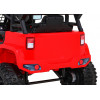 Autko Jeep Dark Night na akumulator dla dzieci Czerwony + Wolny Start + EVA + Audio LED