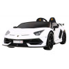 Lamborghini SVJ DRIFT dla 2 dzieci Biały + Funkcja driftu + Pilot + MP3 LED + Wolny Start