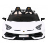Lamborghini SVJ DRIFT dla 2 dzieci Biały + Funkcja driftu + Pilot + MP3 LED + Wolny Start