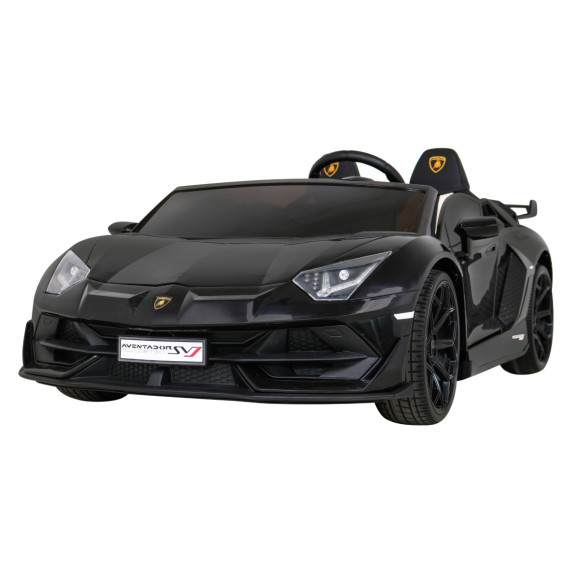 Lamborghini SVJ DRIFT dla 2 dzieci Czarny + Funkcja driftu + Pilot + MP3 LED + Wolny Start